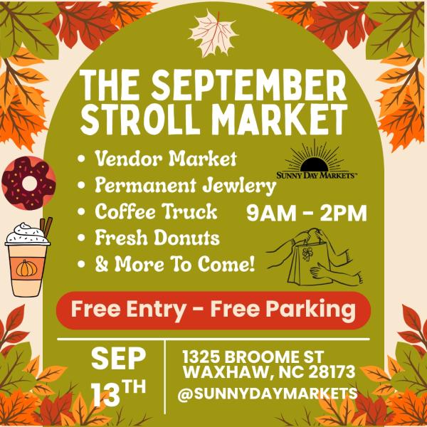 The September Stroll Market