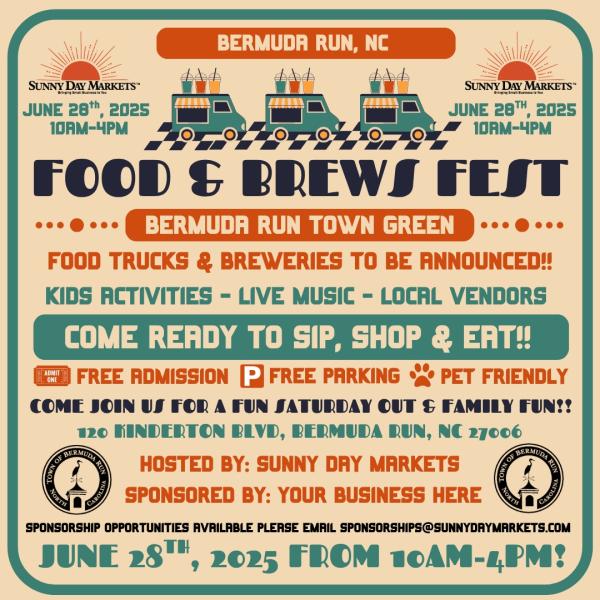 Bermuda Run Food & Brews Festival (June 28th)