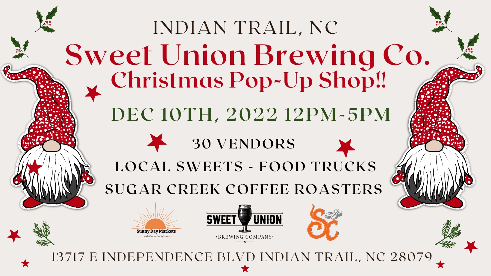 Sweet Union Brewing Pop-up 12/10 cover image