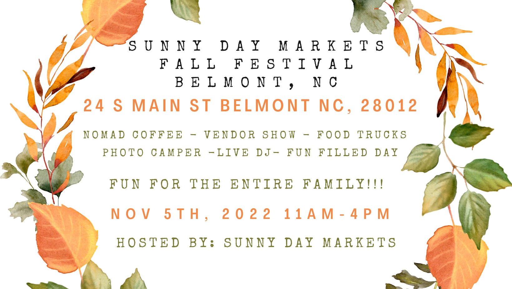 Fall Festival Pop-up Shop (Belmont, NC) cover image