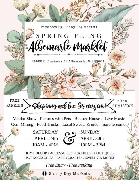 Spring Fling Albemarle Market