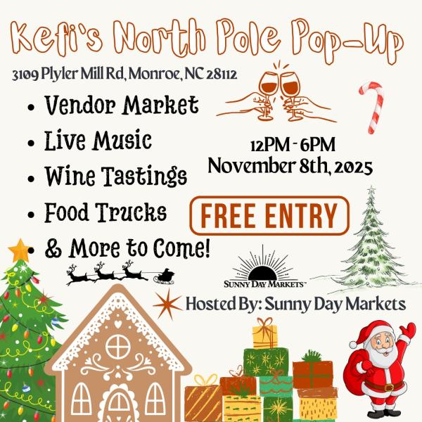 Kefi's North Pole Pop-Up (Nov 8th)