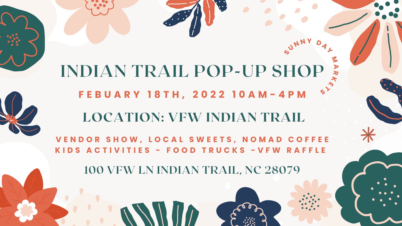 Sunny Day Markets - Indian Trail Pop-up Shop