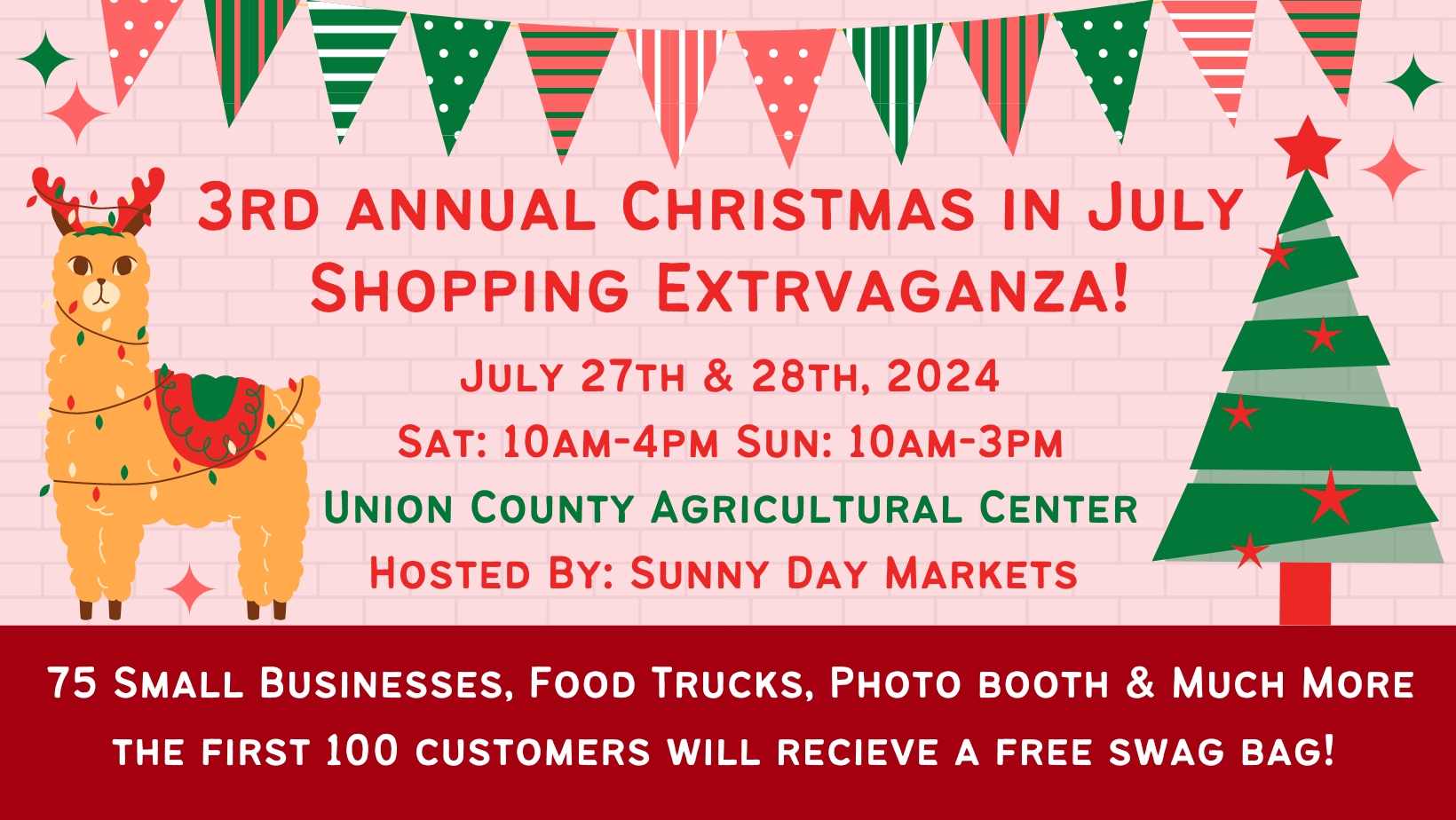 3rd Annual Christmas In July Shopping Extravaganza
