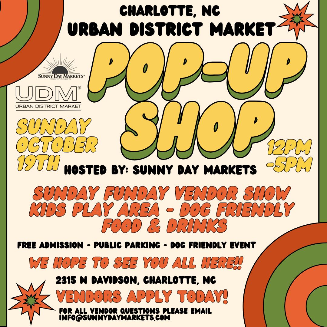 Urban District Market Pop-Up Shop (October 19th)