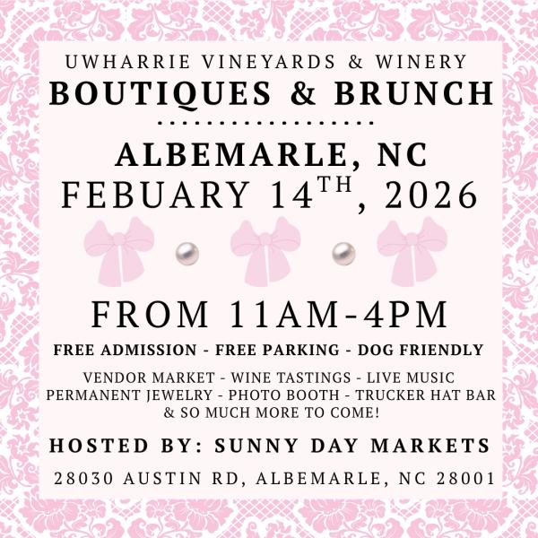 2nd Annual Uwharrie Boutiques & Brunch