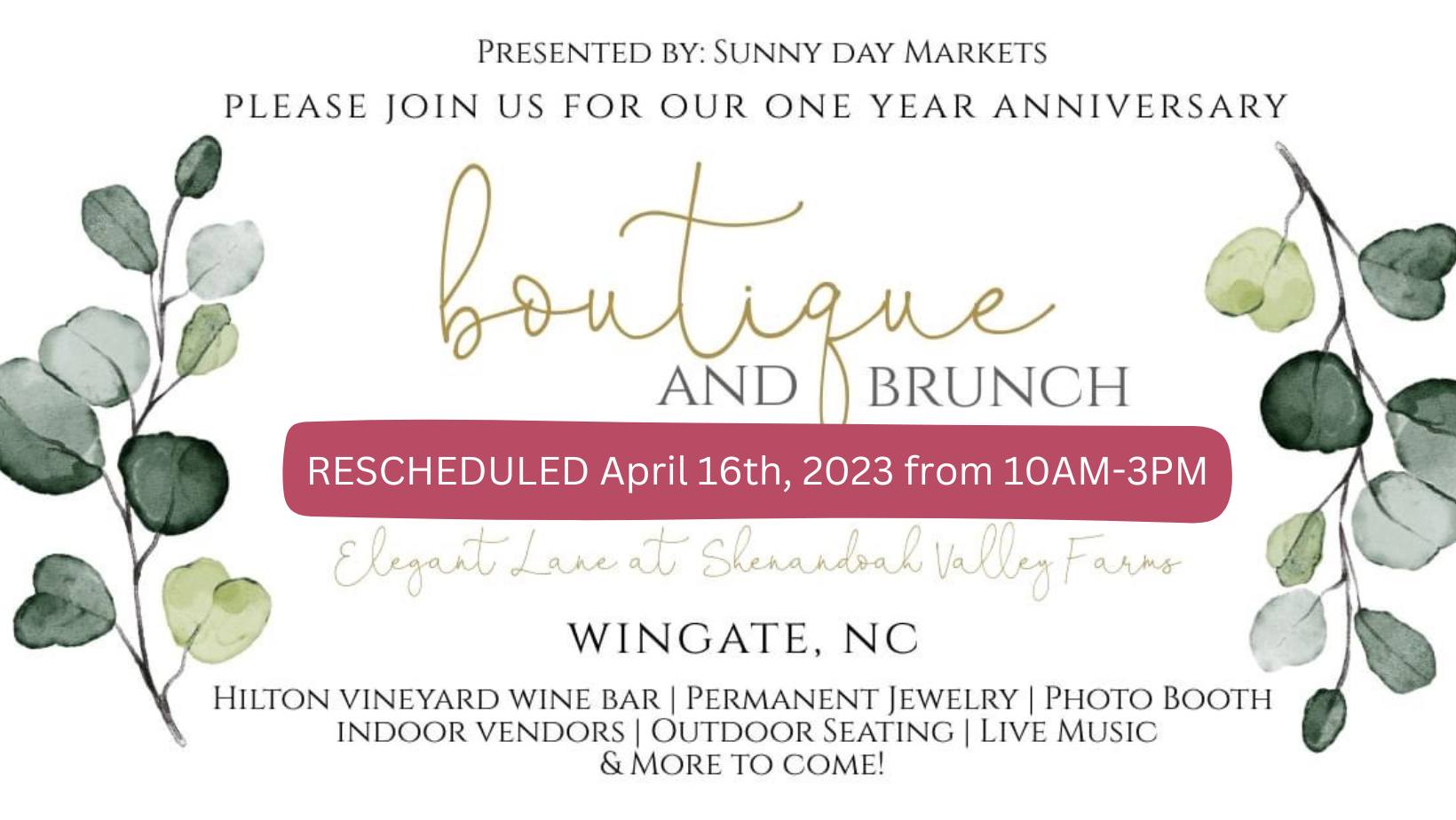 Boutiques & Brunch cover image