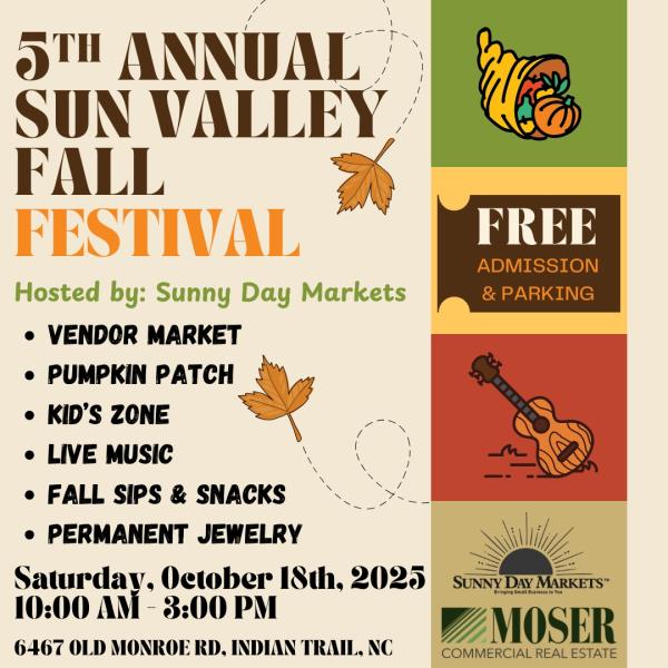 5th Annual Sun Valley Commons Fall Festival (Oct 18th)