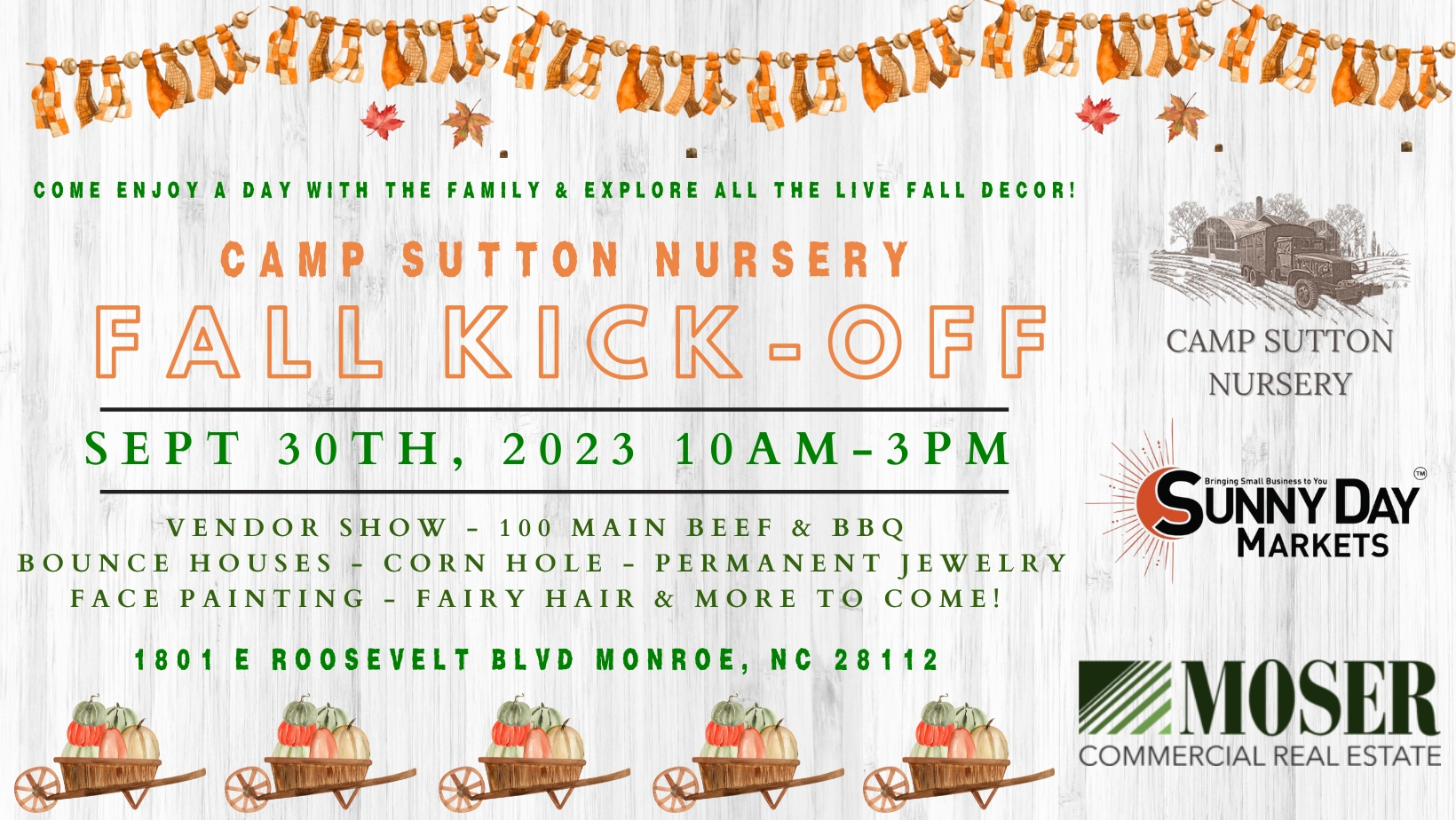 Camp Sutton Fall Kick-Off Event