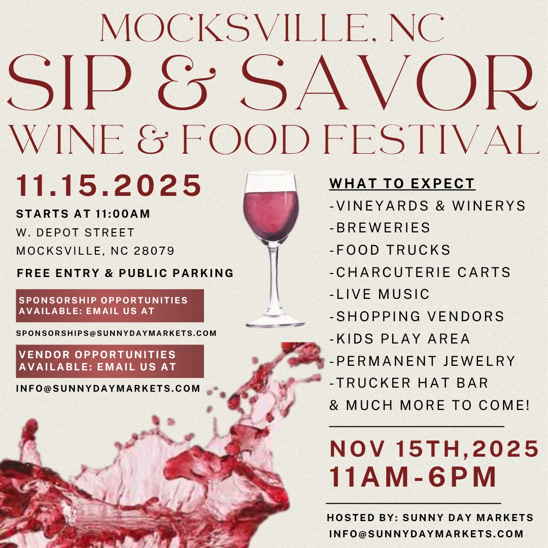 Mocksville Sip & Savor Wine & Food Festival