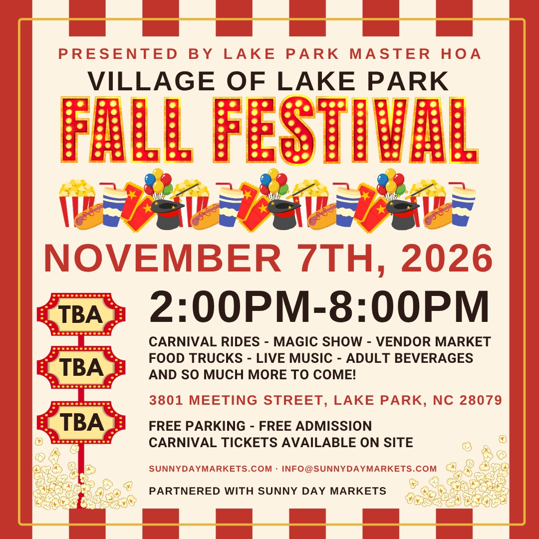 Village Of Lake Park Fall Festival (Nov 7th)