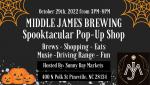 Middle James Brewing Spooktacular Pop-Up Shop 10/29