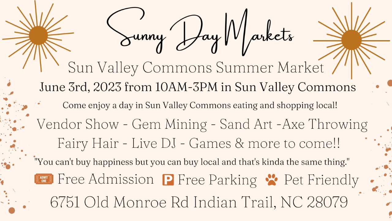 Sun Valley Commons Summer Market cover image