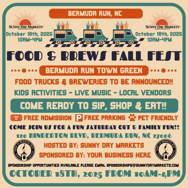 Bermuda Run Food & Brews Fall Fest (Oct 18th)