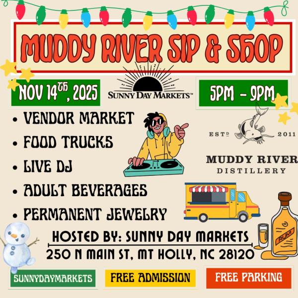 Muddy River Sip & Shop (Nov 14th)