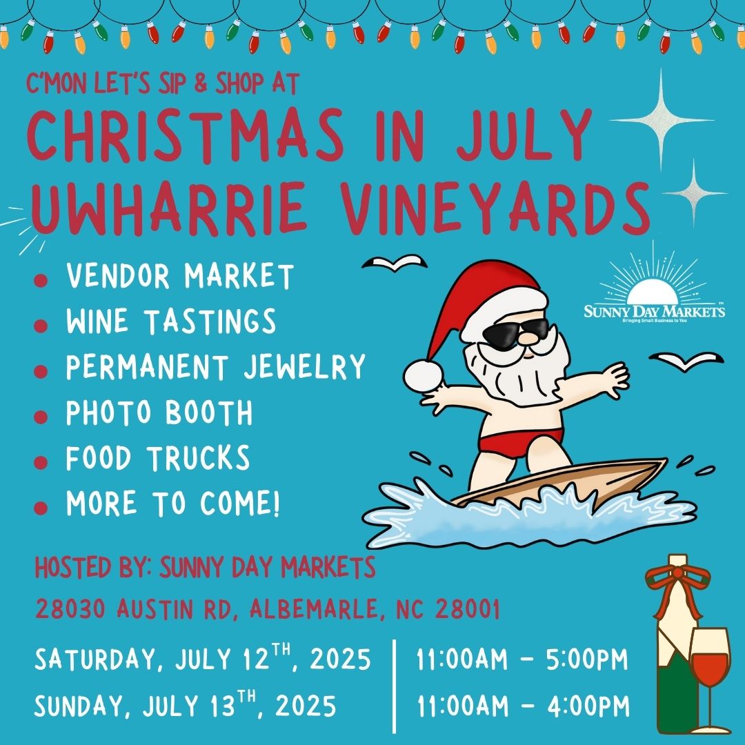 Christmas in July Uwharrie Vineyards