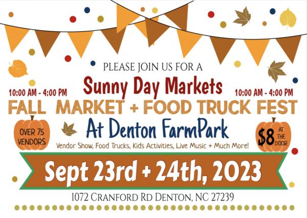 Fall Market + Food Truck Fest at Denton FarmPark