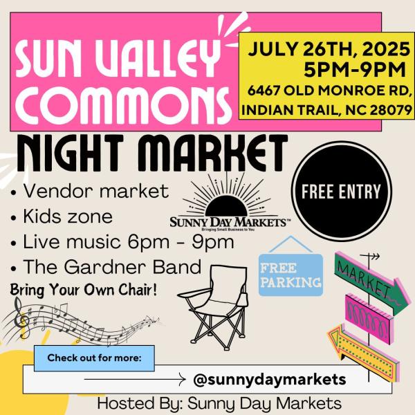 Sun Valley Social Night Market & Concert (July 25th)