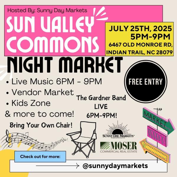 Sun Valley Social Night Market & Concert (July 25th)