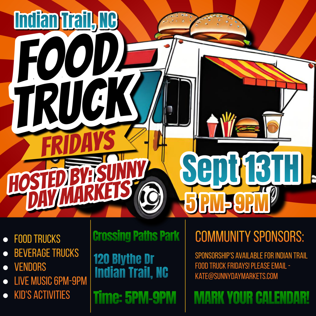 Food Truck Fridays Indian Trail (Sept 12th)