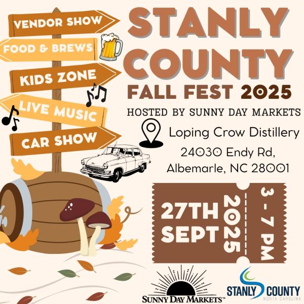 Stanly County Fall Fest (Sept 27th)