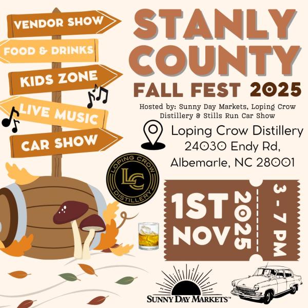 Stanly County Fall Fest (Nov 1st)