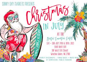 Saturday: ONE DAY Admission for Christmas in July Extravaganza cover picture