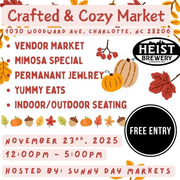 Heist Brewery Crafted & Cozy Market (Nov 23rd)
