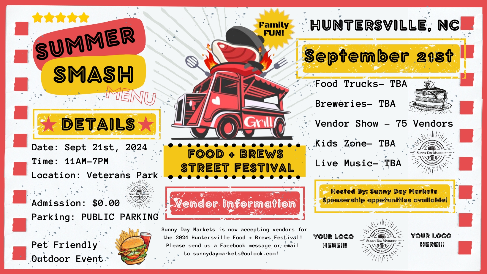 Huntersville Food + Brews Festival cover image