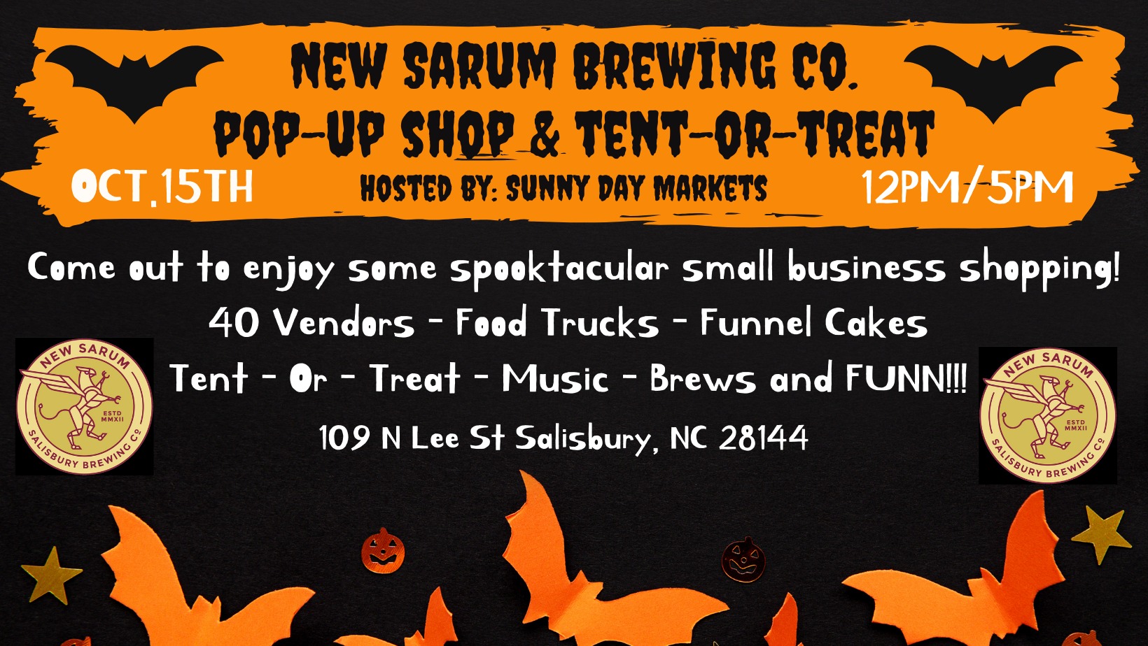 New Sarum Brewing Pop-up 10/15 cover image