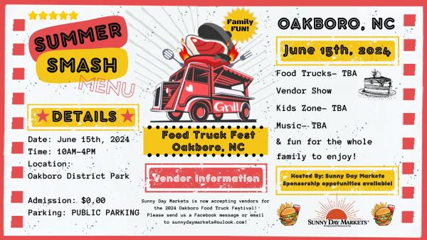 Oakboro Food Truck Festival