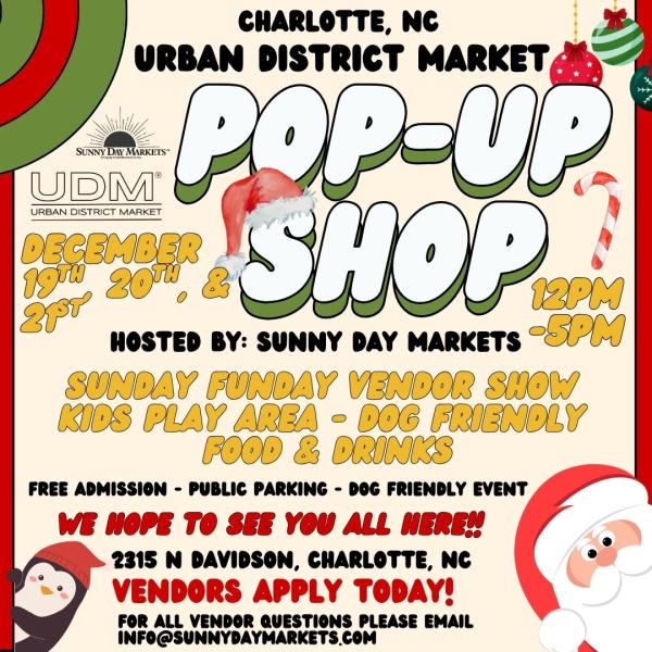 Urban District Market (Dec 19th)