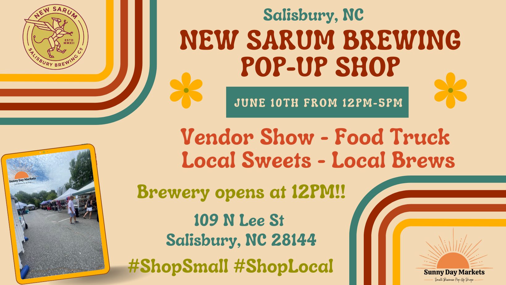 Sunny Day Markets Presents - New Sarum Brewing Pop-up 6/10 cover image