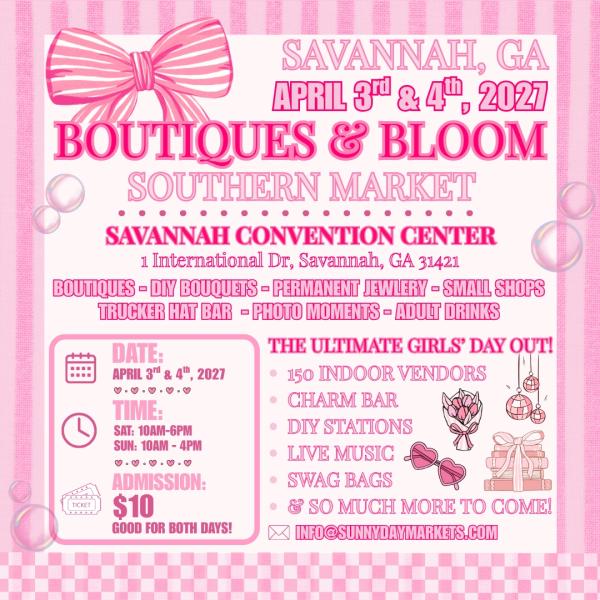 Savannah, GA - Boutiques & Bloom Southern Market