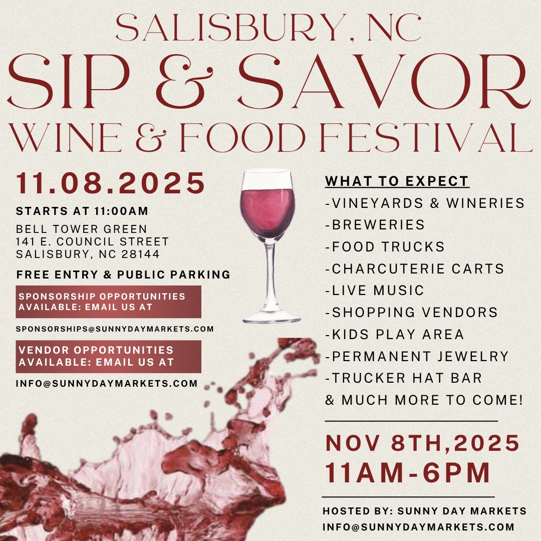 Salisbury Salisbury Sip & Savor Wine & Food Festival (Nov 8th)