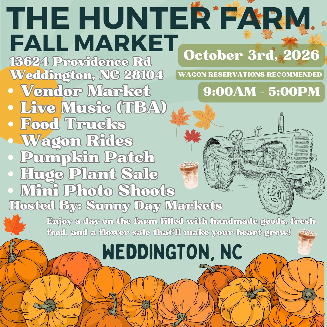 The Hunter Farm Fall Market (Oct 3rd)