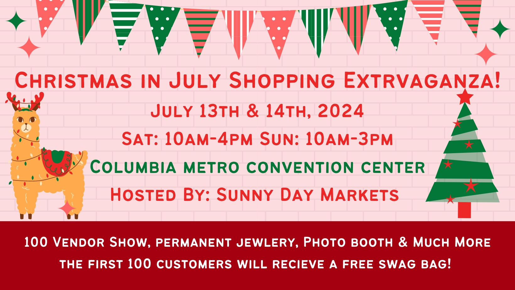 Christmas in July Shopping Extravaganza