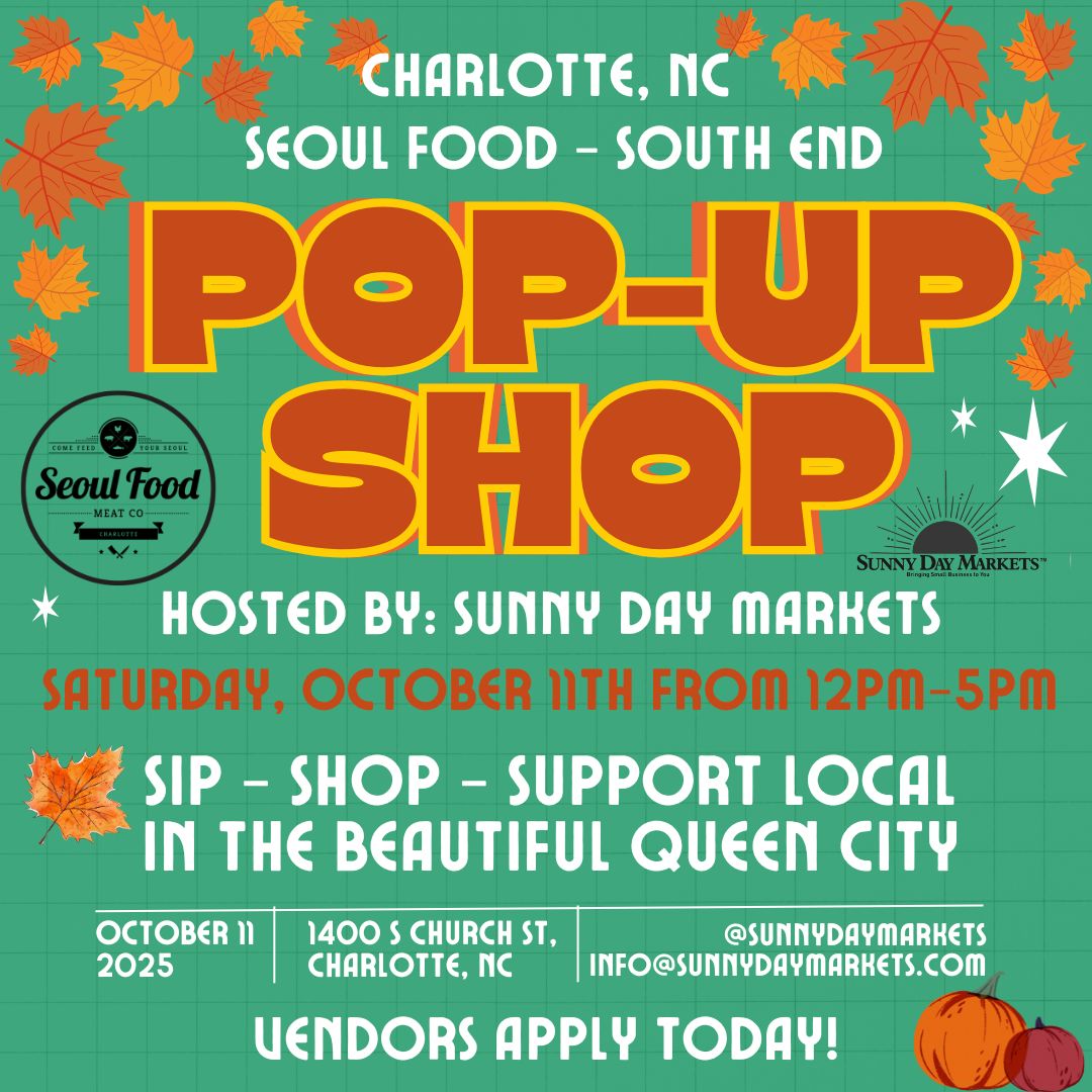 Seoul Food South End Pop-Up Shop (Oct.11th)