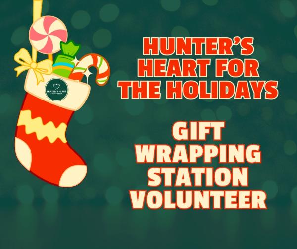 Gift Wrapping Station Volunteer