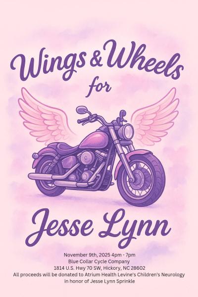 Wings & Wheels for Jesse Lynn