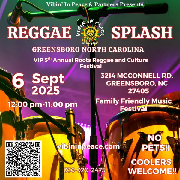 Reggae Splash 2025- Greensboro