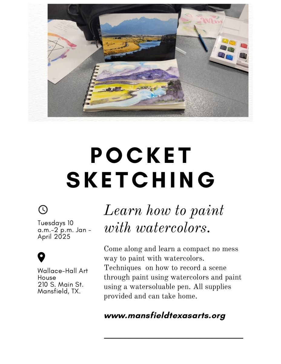 Pocket Sketching for Travel and At Home