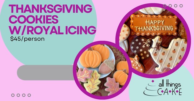 Thanksgiving Cookies with Royal Icing