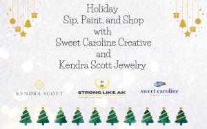 (12:00 PM - 1:15 PM) Sip, Paint, Shop NC Coast Oyster Shell Ornaments and Wine Bottle Tags cover picture