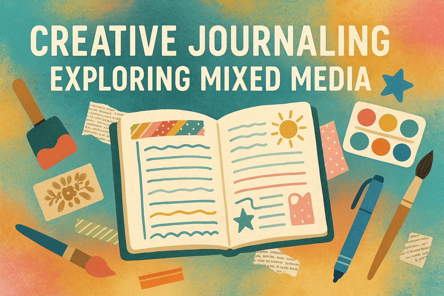 Creative Journaling: Exploring Mixed Media