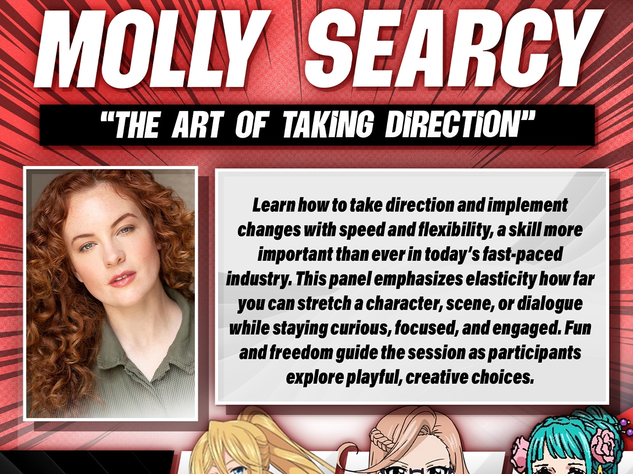Molly Searcy (THE ART OF TAKING DIRECTION) cover picture