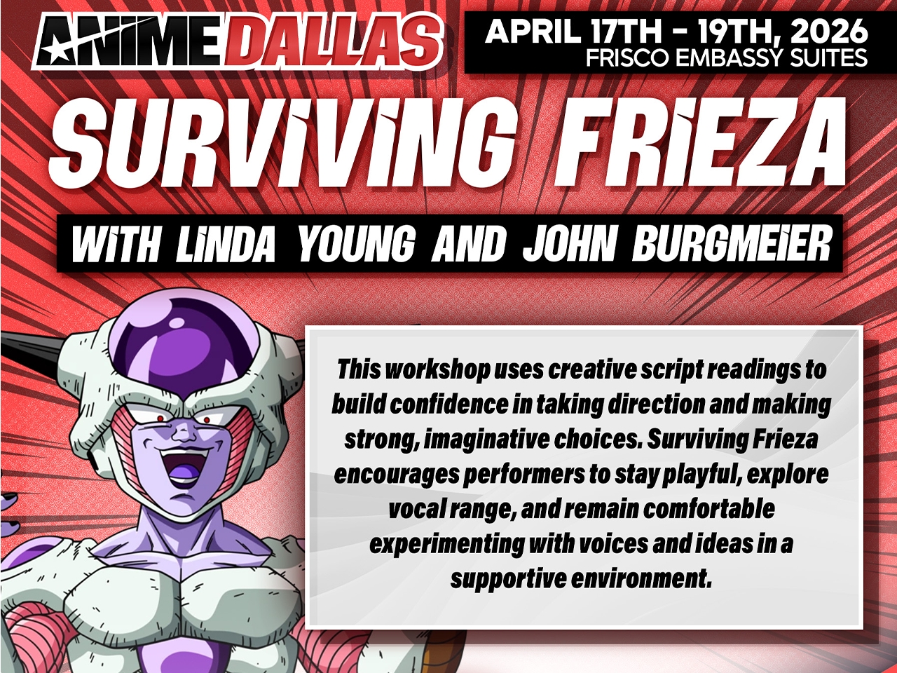 Linda Young & John Burgmeier (Surviving Frieza) cover picture