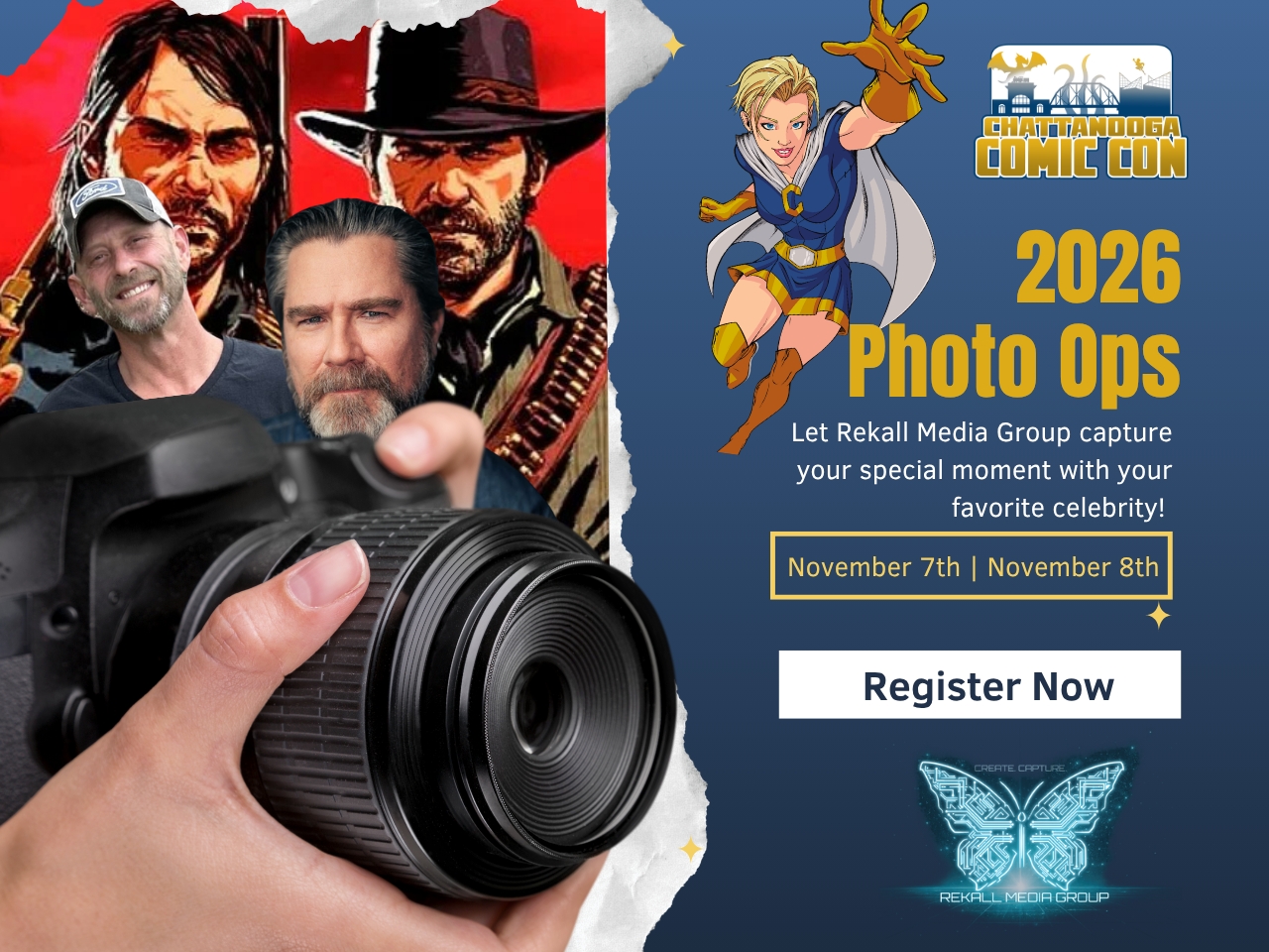 RED DEAD REDEMPTION DUO Photo Op (Roger Clark & Rob Wiethoff) cover picture