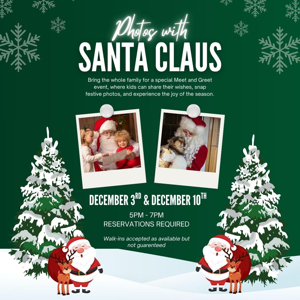 Photos with Santa