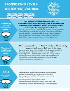 Winter Festival 2026 Sponsorships